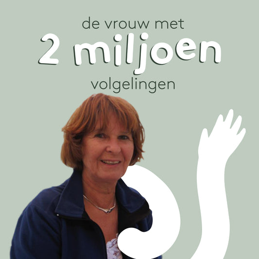 De vrouw met twee miljoen volgelingen.