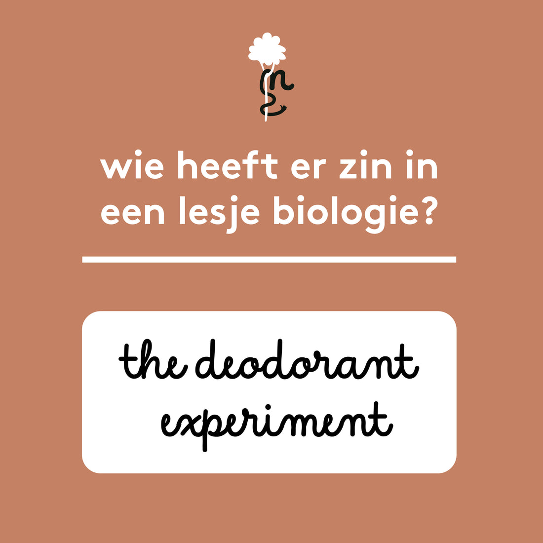 Wie heeft er zin in een lesje Biologie?